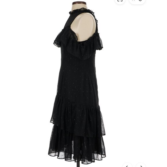 ✨  MISS ME ✨ 100% Polyester Cocktail Dress with Star Accents - Picture 4 of 4